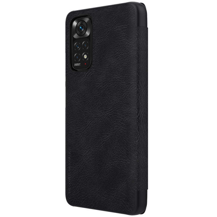 NILLKIN QIN Series Crazy Horse Texture Leather Case, For Xiaomi Redmi Note 11S