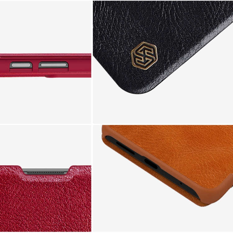 NILLKIN QIN Series Crazy Horse Texture Leather Case, For Xiaomi Redmi Note 11S