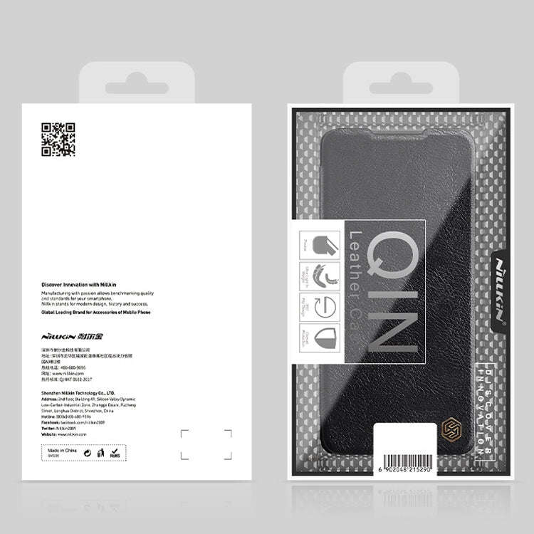 NILLKIN QIN Series Crazy Horse Texture Leather Case, For Xiaomi Redmi Note 11S