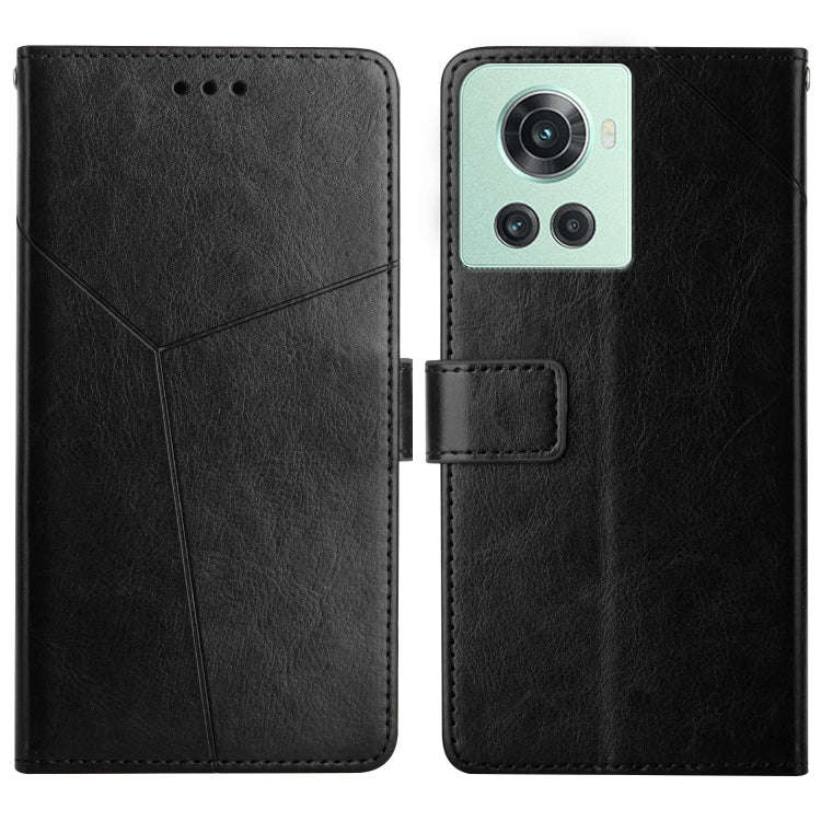 Y Stitching Horizontal Flip Leather Phone Case, For OnePlus 10R/ACE, For OnePlus Nord CE 2 5G, Fo...