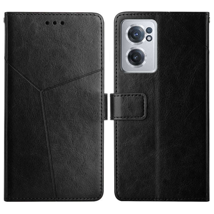 Y Stitching Horizontal Flip Leather Phone Case, For OnePlus 10R/ACE, For OnePlus Nord CE 2 5G, Fo...