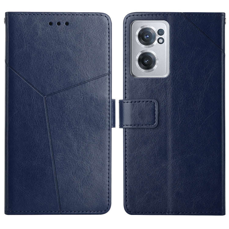 Y Stitching Horizontal Flip Leather Phone Case, For OnePlus 10R/ACE, For OnePlus Nord CE 2 5G, Fo...