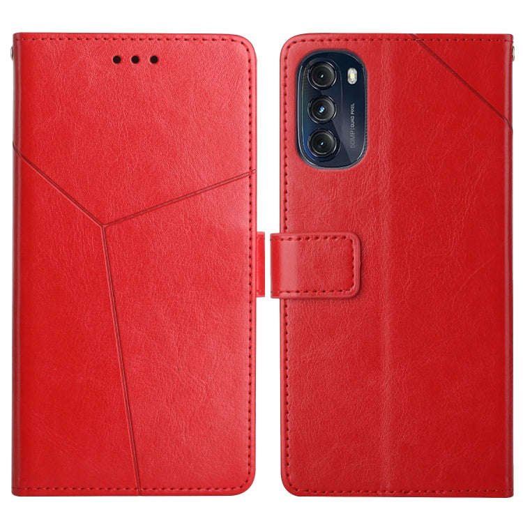 Y Stitching Horizontal Flip Leather Phone Case, For OnePlus 10R/ACE, For OnePlus Nord CE 2 5G, Fo...