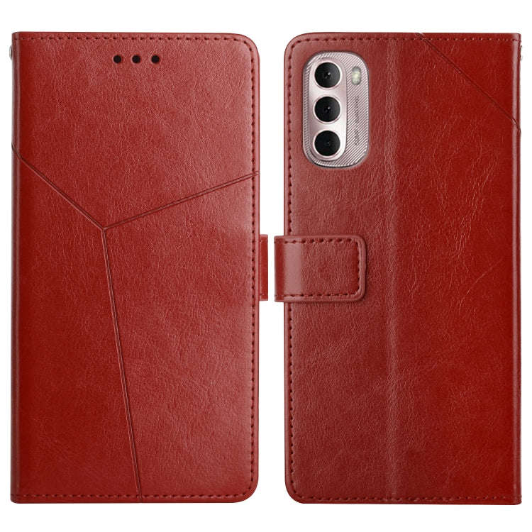 Y Stitching Horizontal Flip Leather Phone Case, For OnePlus 10R/ACE, For OnePlus Nord CE 2 5G, Fo...