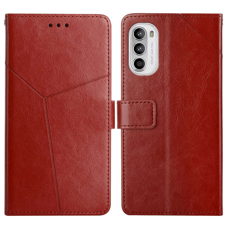 Y Stitching Horizontal Flip Leather Phone Case, For OnePlus 10R/ACE, For OnePlus Nord CE 2 5G, Fo...