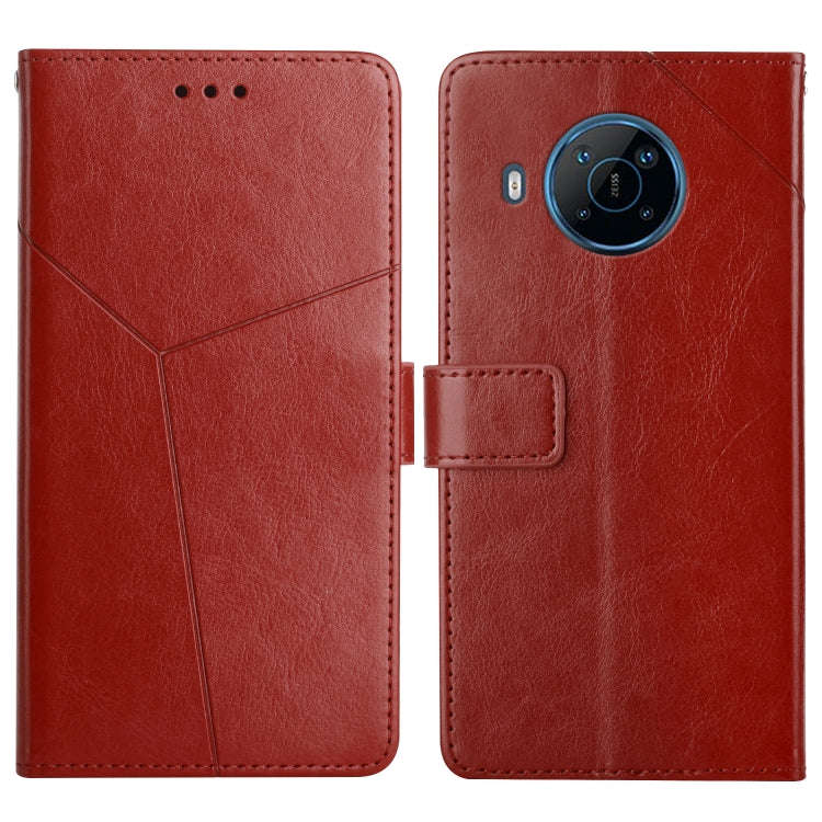 Y Stitching Horizontal Flip Leather Phone Case, For OnePlus 10R/ACE, For OnePlus Nord CE 2 5G, Fo...