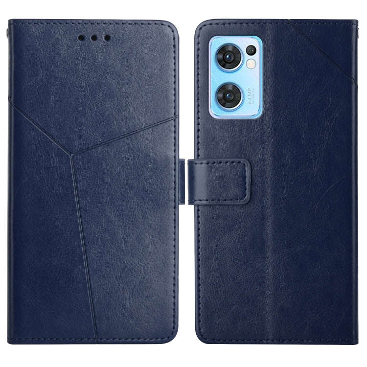 Y Stitching Horizontal Flip Leather Phone Case, For OnePlus 10R/ACE, For OnePlus Nord CE 2 5G, Fo...