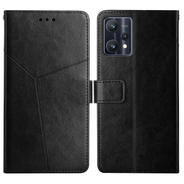 Y Stitching Horizontal Flip Leather Phone Case, For OPPO Realme 9 Pro+/Realme 9 4G, For Samsung G...