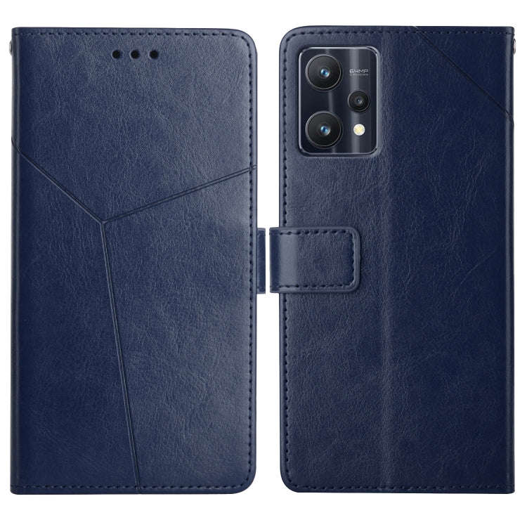 Y Stitching Horizontal Flip Leather Phone Case, For OPPO Realme 9 Pro+/Realme 9 4G, For Samsung G...
