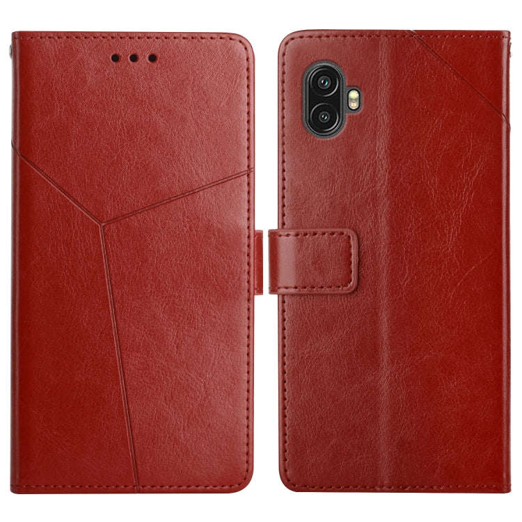 Y Stitching Horizontal Flip Leather Phone Case, For OPPO Realme 9 Pro+/Realme 9 4G, For Samsung G...
