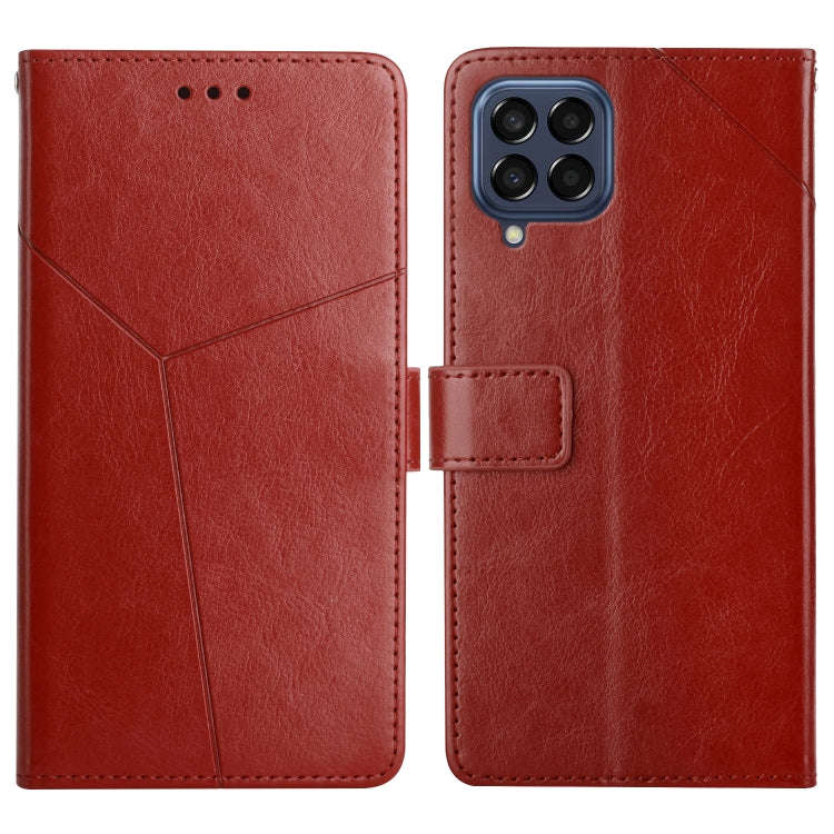 Y Stitching Horizontal Flip Leather Phone Case, For OPPO Realme 9 Pro+/Realme 9 4G, For Samsung G...