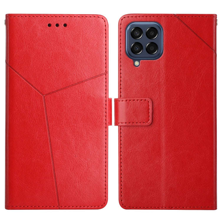 Y Stitching Horizontal Flip Leather Phone Case, For OPPO Realme 9 Pro+/Realme 9 4G, For Samsung G...