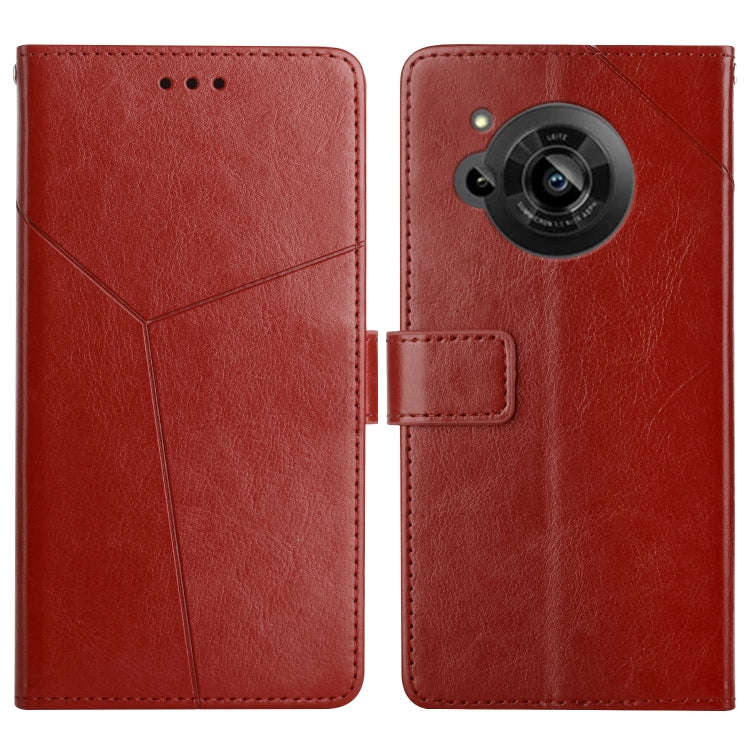 Y Stitching Horizontal Flip Leather Phone Case, For OPPO Realme 9 Pro+/Realme 9 4G, For Samsung G...