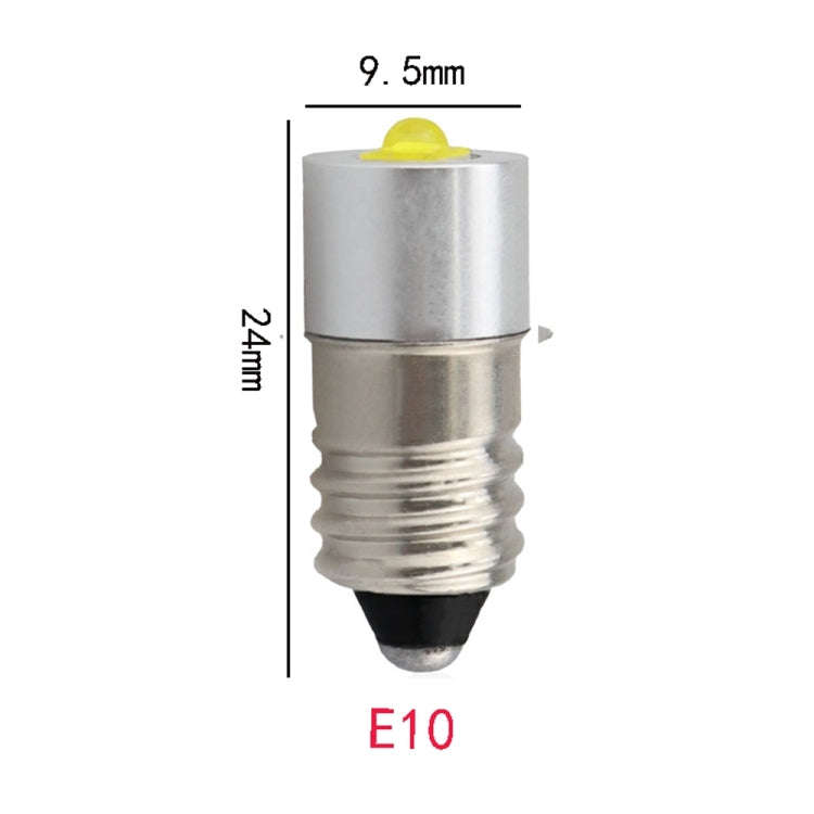 E10 3W 1 LED 3535 SMD 150-200 LM LED Flashlight, E10