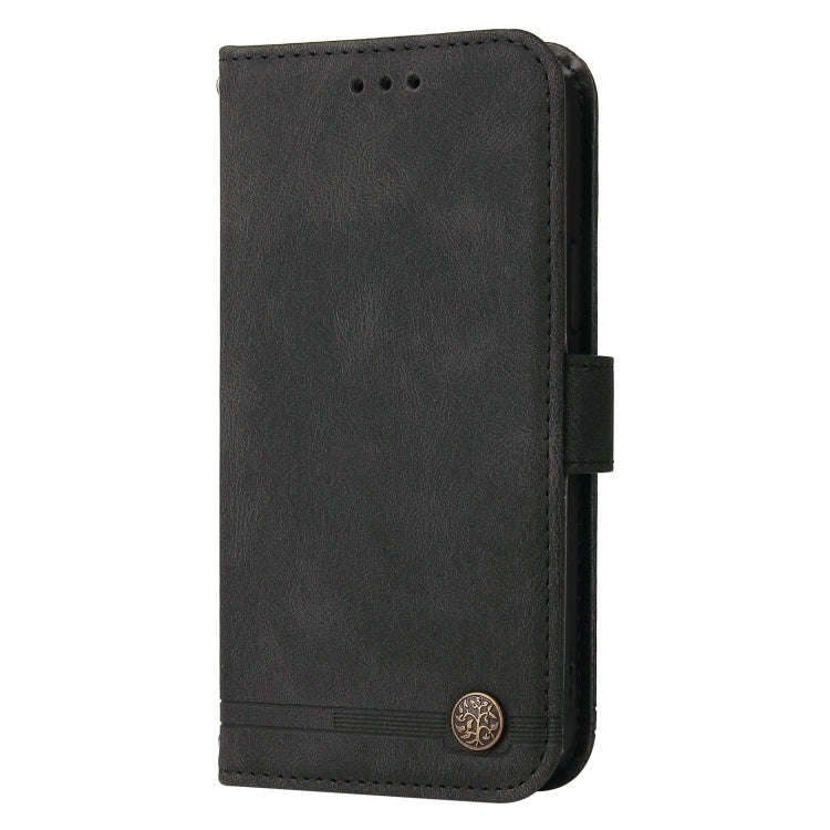 Skin Feel Life Tree Metal Button Leather Phone Case, For Xiaomi Redmi Note 11E / 10 Prime+ 5G, Fo...