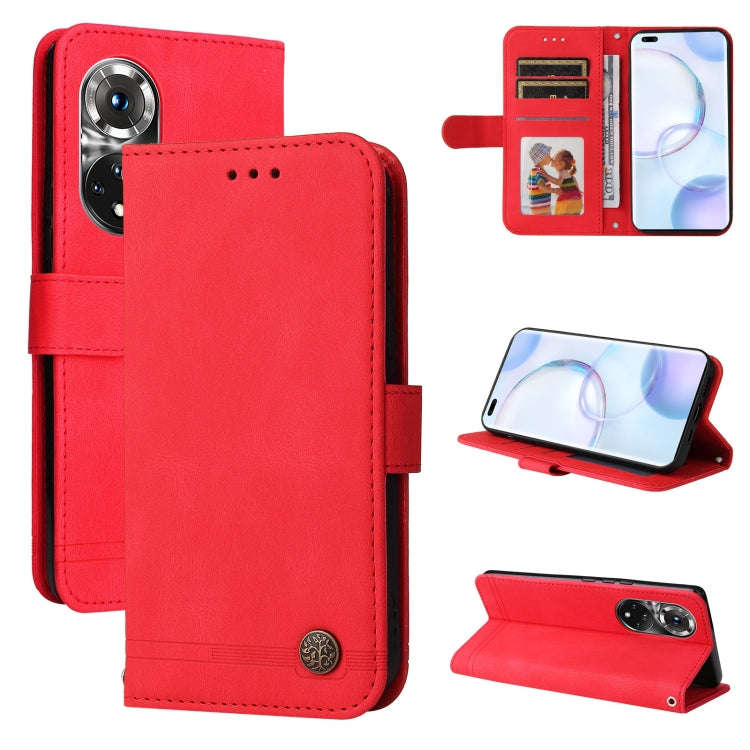 Skin Feel Life Tree Metal Button Leather Phone Case, For Xiaomi Redmi Note 11E / 10 Prime+ 5G, Fo...