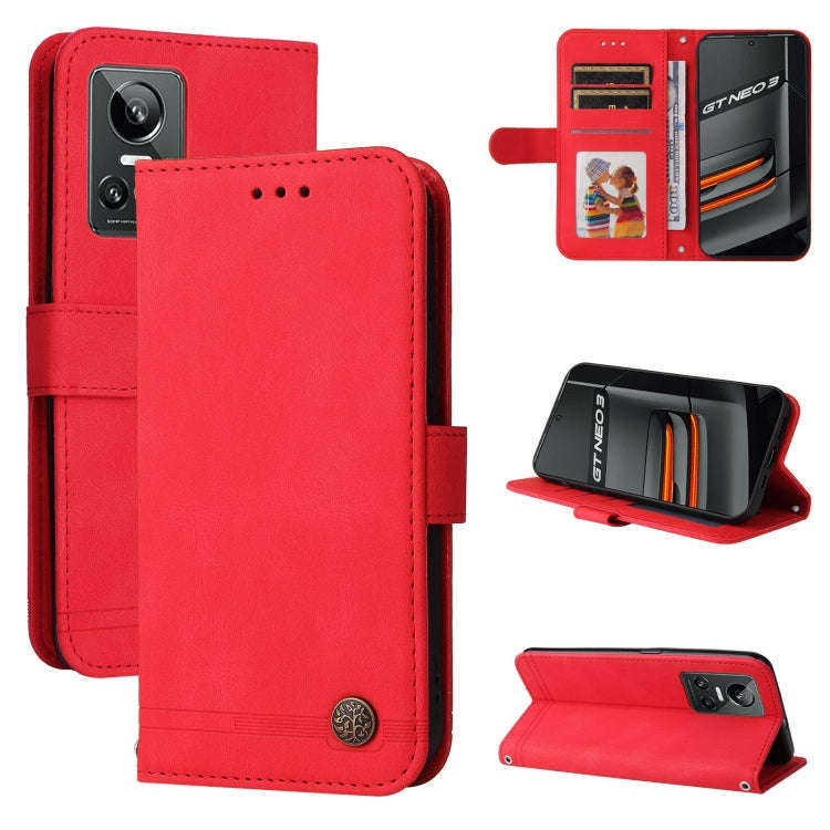 Skin Feel Life Tree Metal Button Leather Phone Case, For Xiaomi Redmi Note 11E / 10 Prime+ 5G, Fo...
