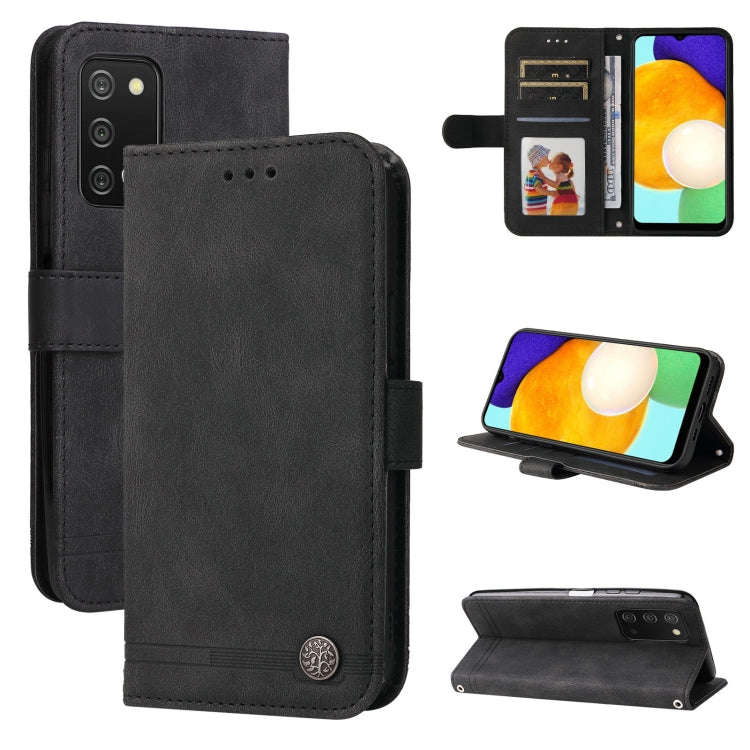 Skin Feel Life Tree Metal Button Leather Phone Case, For Xiaomi Redmi Note 11E / 10 Prime+ 5G, Fo...