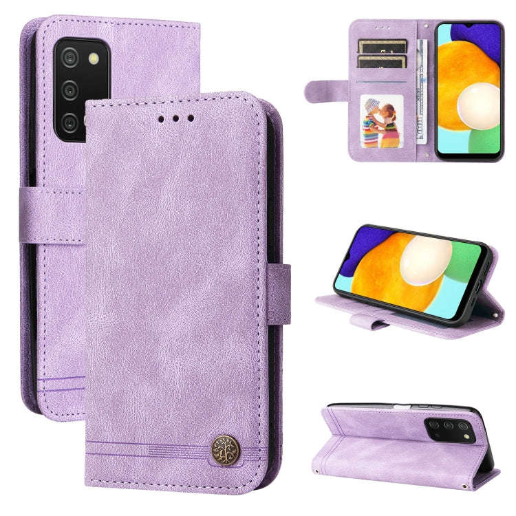 Skin Feel Life Tree Metal Button Leather Phone Case, For Xiaomi Redmi Note 11E / 10 Prime+ 5G, Fo...