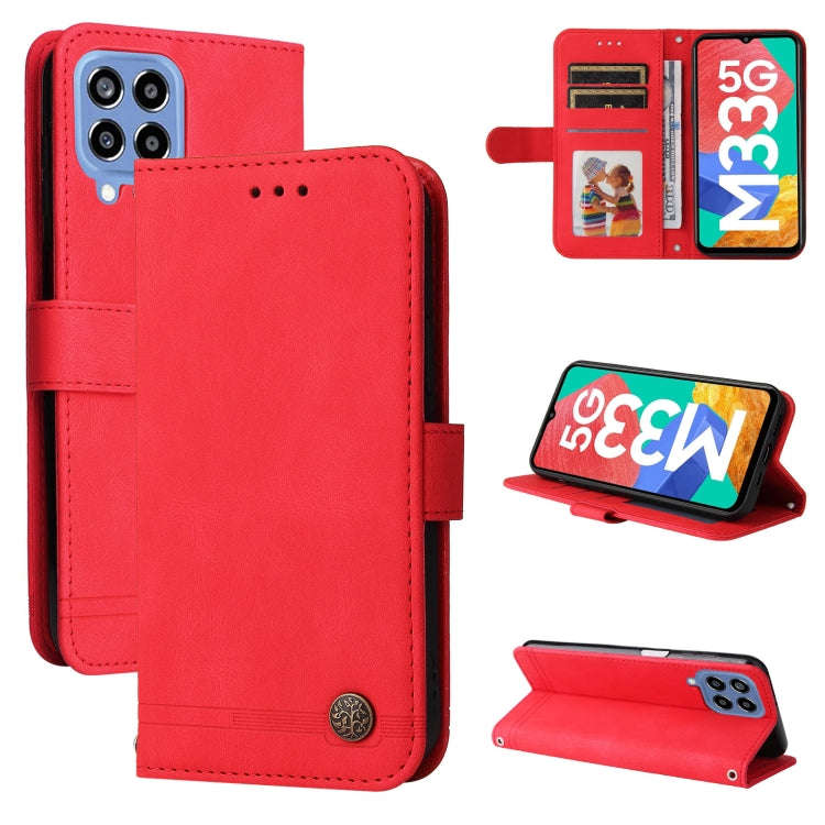 Skin Feel Life Tree Metal Button Leather Phone Case, For Xiaomi Redmi Note 11E / 10 Prime+ 5G, Fo...
