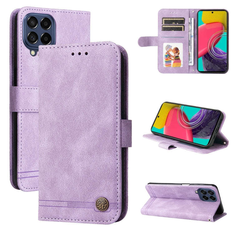 Skin Feel Life Tree Metal Button Leather Phone Case, For Xiaomi Redmi Note 11E / 10 Prime+ 5G, Fo...