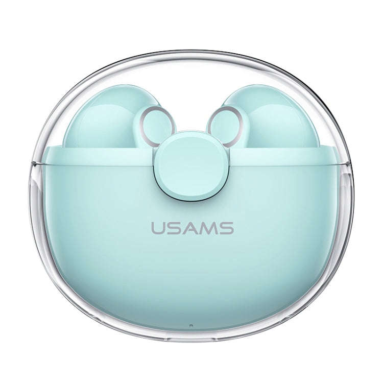 USAMS BU12 TWS Half In-Ear Bluetooth 5.1 Wireless Earphones, USAMS BU12