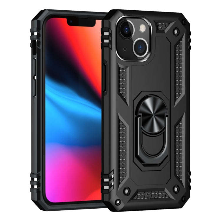 Shockproof TPU + PC Ring Holder Phone Case, For iPhone 14, For iPhone 14 Plus, For iPhone 14 Pro,...