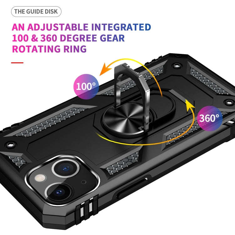 Shockproof TPU + PC Ring Holder Phone Case, For iPhone 14, For iPhone 14 Plus, For iPhone 14 Pro,...