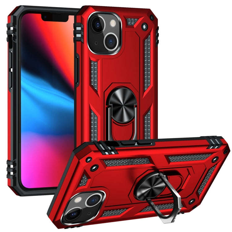 Shockproof TPU + PC Ring Holder Phone Case, For iPhone 14, For iPhone 14 Plus, For iPhone 14 Pro,...