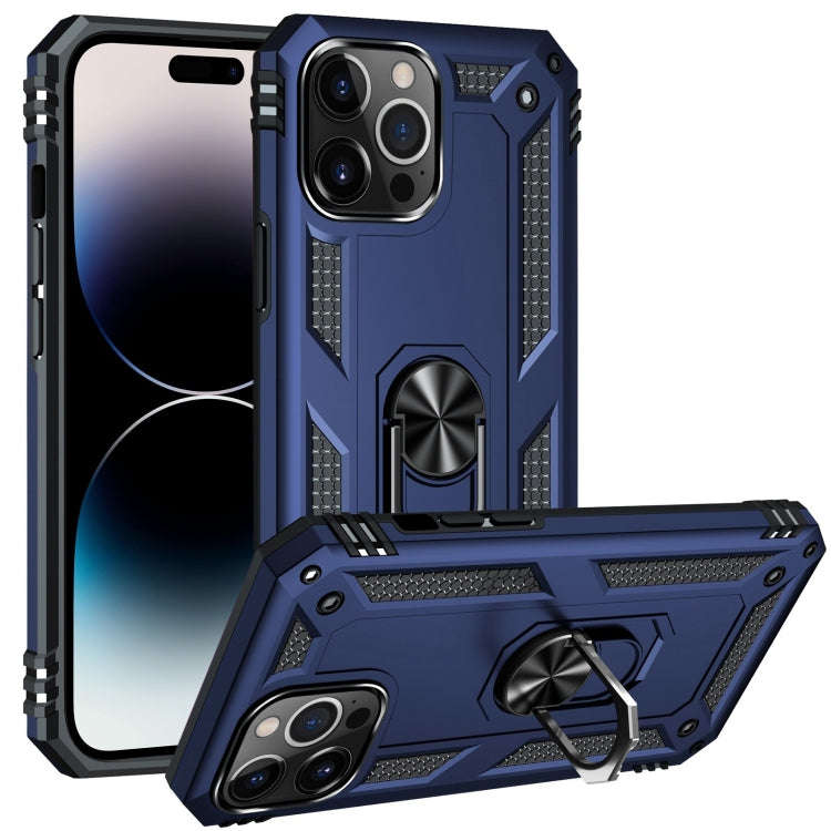 Shockproof TPU + PC Ring Holder Phone Case, For iPhone 14, For iPhone 14 Plus, For iPhone 14 Pro,...