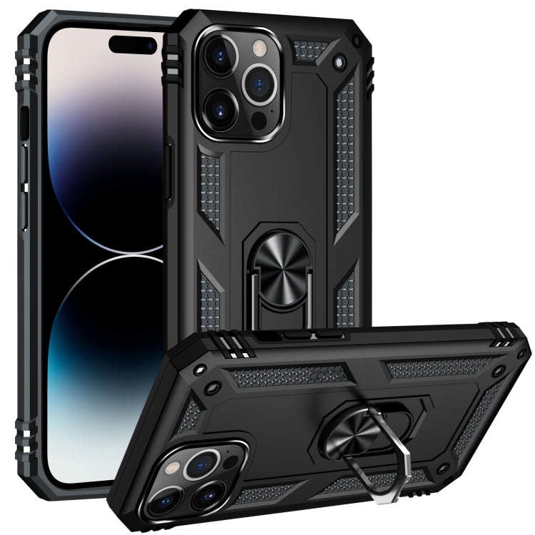 Shockproof TPU + PC Ring Holder Phone Case, For iPhone 14, For iPhone 14 Plus, For iPhone 14 Pro,...