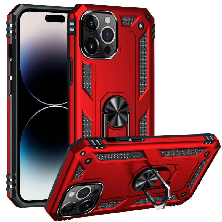 Shockproof TPU + PC Ring Holder Phone Case, For iPhone 14, For iPhone 14 Plus, For iPhone 14 Pro,...
