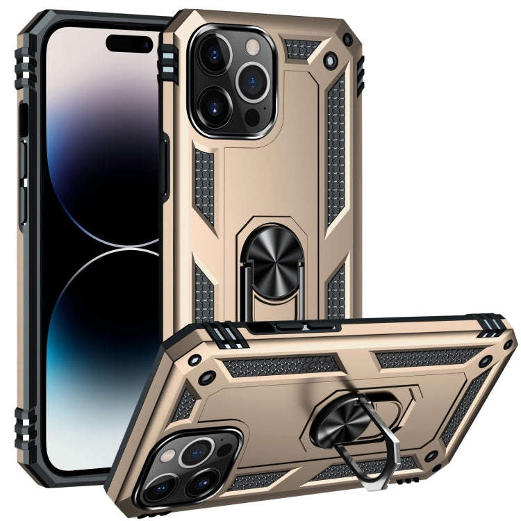 Shockproof TPU + PC Ring Holder Phone Case, For iPhone 14, For iPhone 14 Plus, For iPhone 14 Pro,...