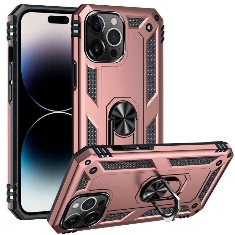 Shockproof TPU + PC Ring Holder Phone Case, For iPhone 14, For iPhone 14 Plus, For iPhone 14 Pro,...
