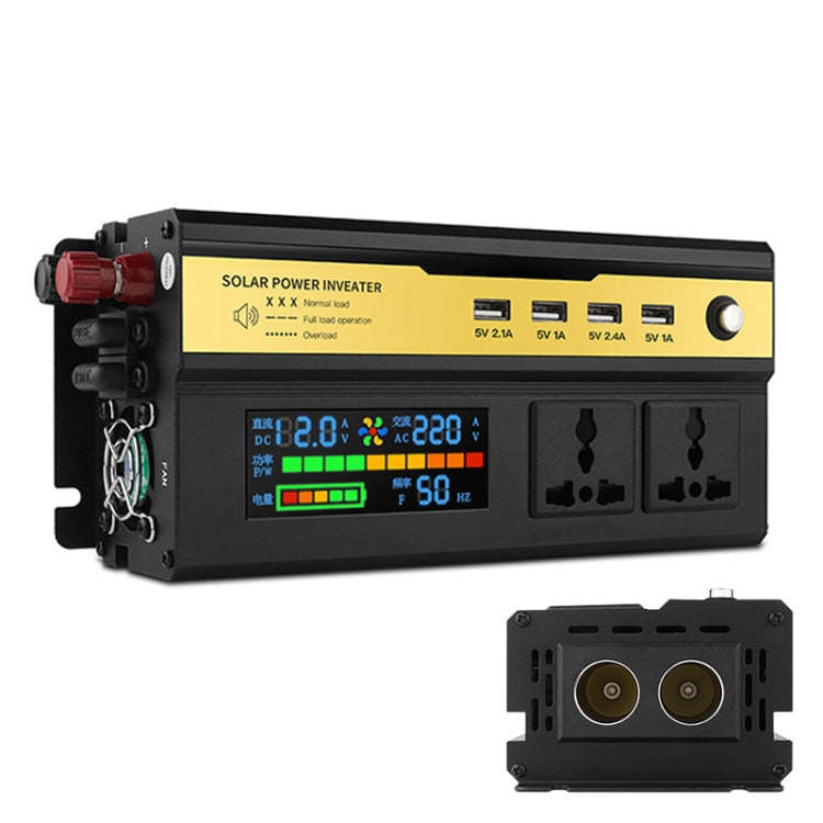8896 1200W Car Smart Multi-functional Digital Display Inverter, 12V, 24V, 48V