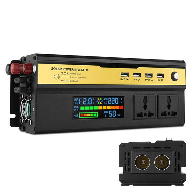 8896 2200W Car Smart Multi-functional Digital Display Inverter, 12V, 24V, 48V