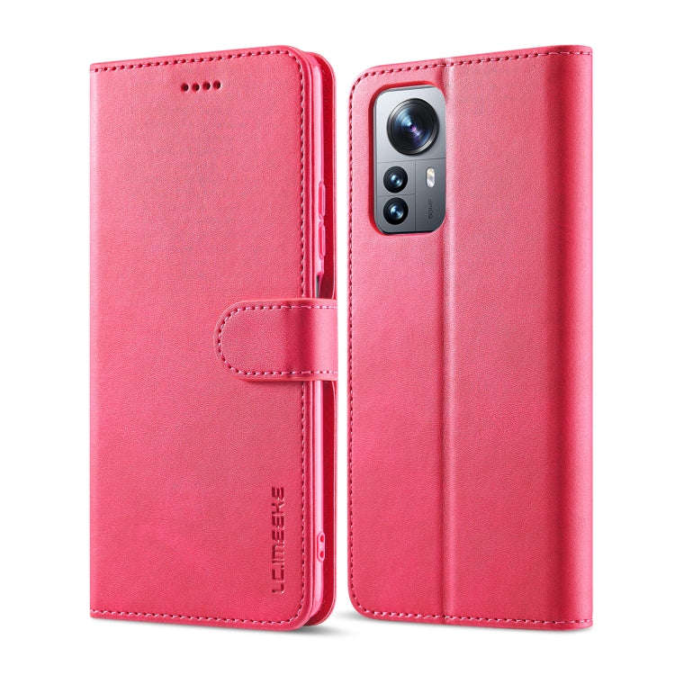 LC.IMEEKE Calf Texture Leather Phone Case, For Xiaomi 12 Lite
