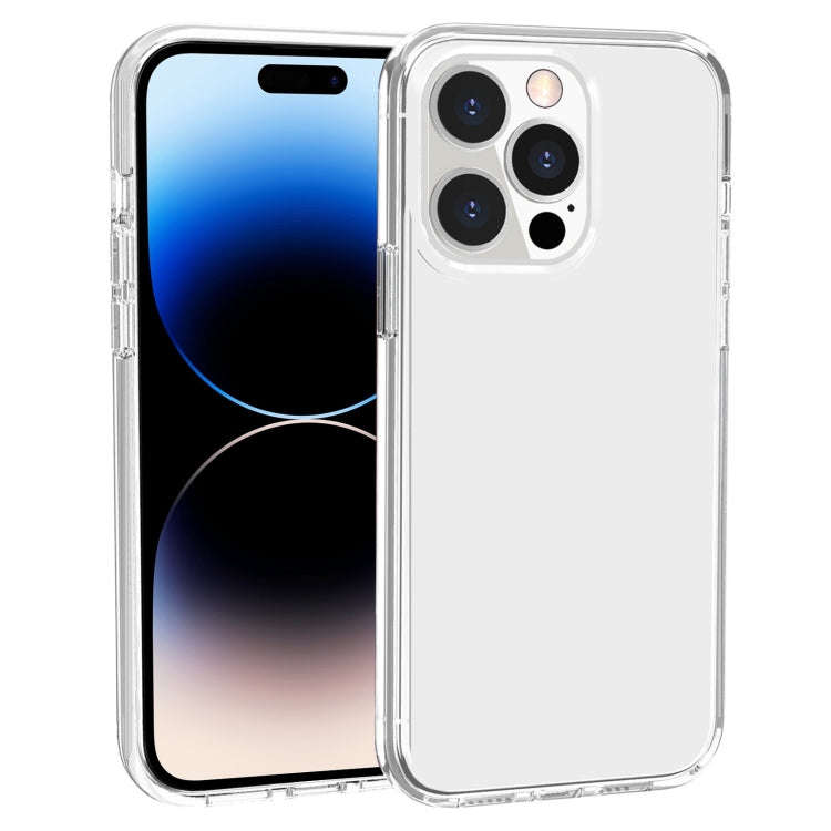 Shockproof Terminator Style Transparent Protective Case, For iPhone 14, For iPhone 14 Pro, For iP...