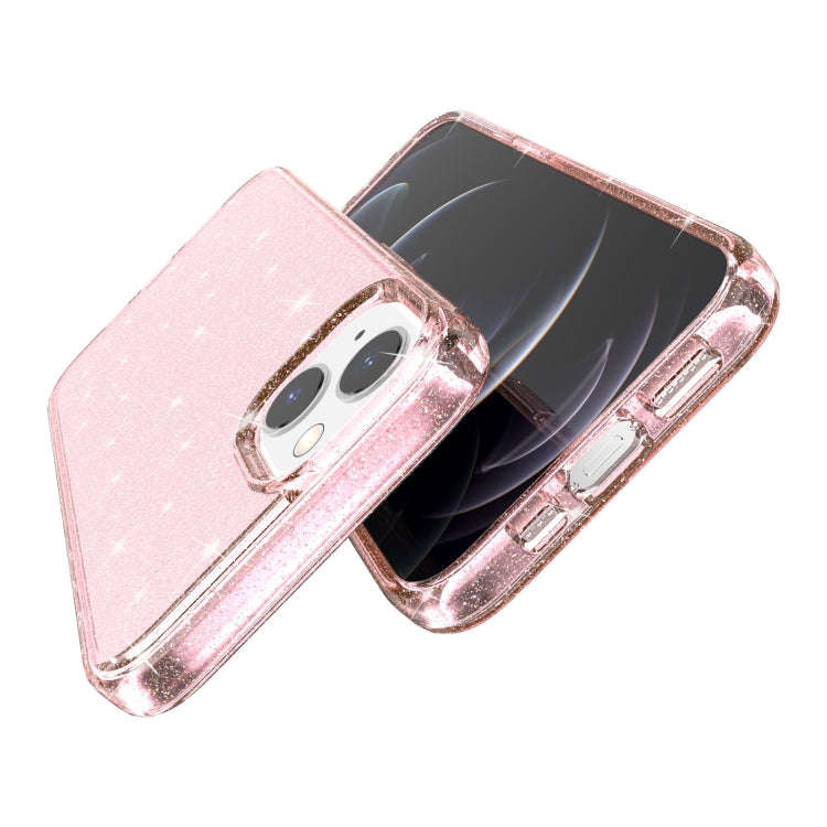 Shockproof Terminator Style Glitter Powder Protective Case, For iPhone 14, For iPhone 14 Pro, For...