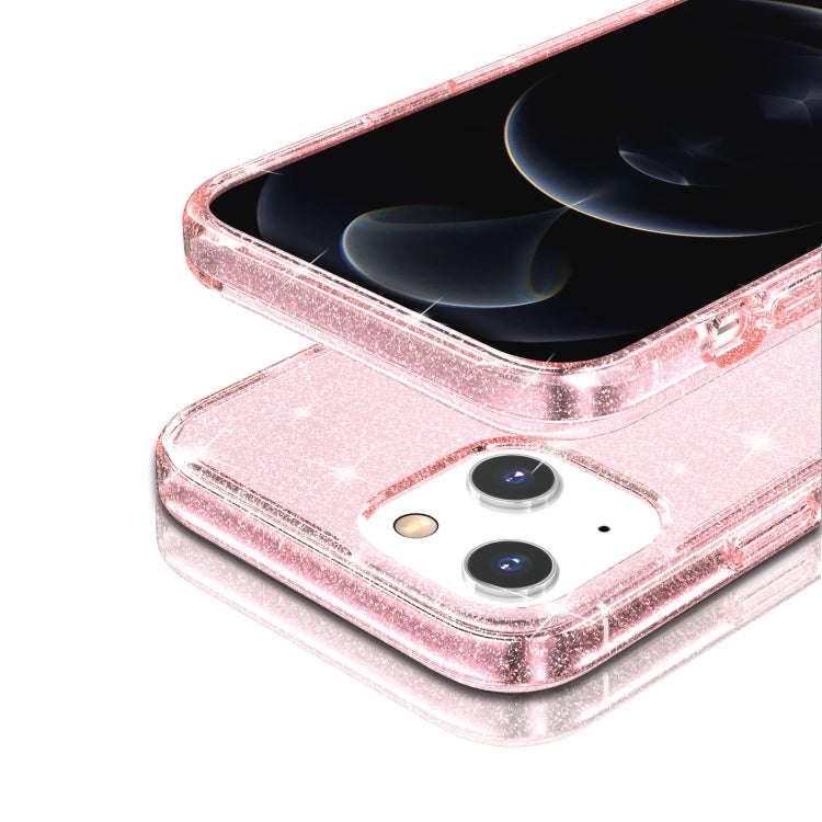 Shockproof Terminator Style Glitter Powder Protective Case, For iPhone 14, For iPhone 14 Pro, For...