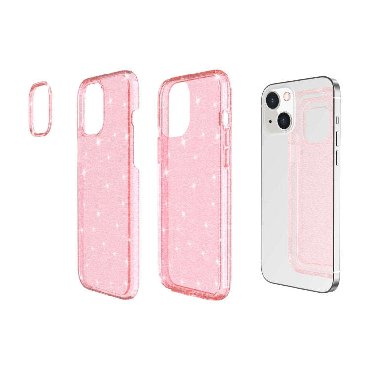 Shockproof Terminator Style Glitter Powder Protective Case, For iPhone 14, For iPhone 14 Pro, For...