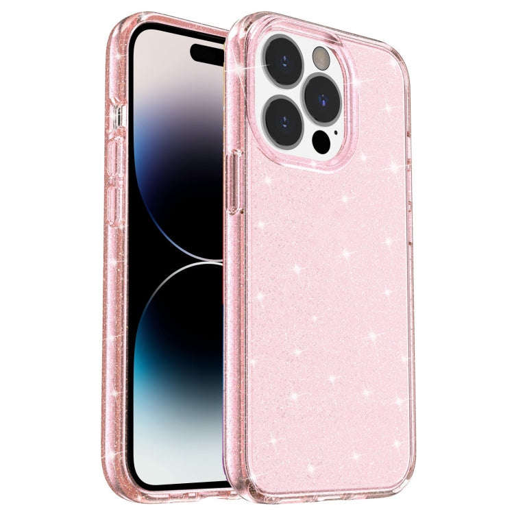 Shockproof Terminator Style Glitter Powder Protective Case, For iPhone 14, For iPhone 14 Pro, For...
