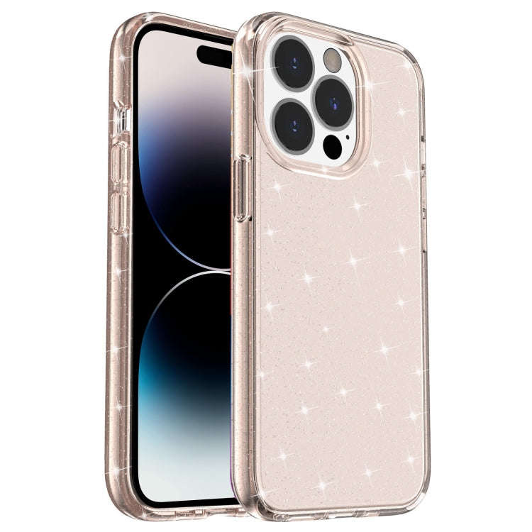 Shockproof Terminator Style Glitter Powder Protective Case, For iPhone 14, For iPhone 14 Pro, For...