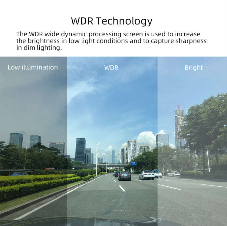 Anytek A60 Car 4 inch IPS Screen HD 1080P 170 Degree Wide Angle Dual Camera ADAS Driving Recorder...