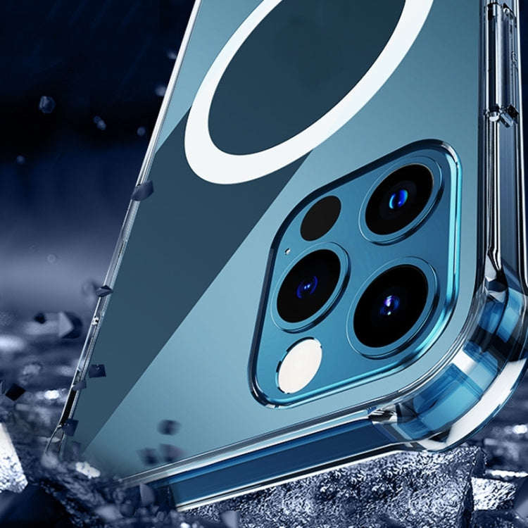 Magsafe Case Clear Four-corner Airbag Shockproof Phone Case with Magnetic, For iPhone 14, For iPh...