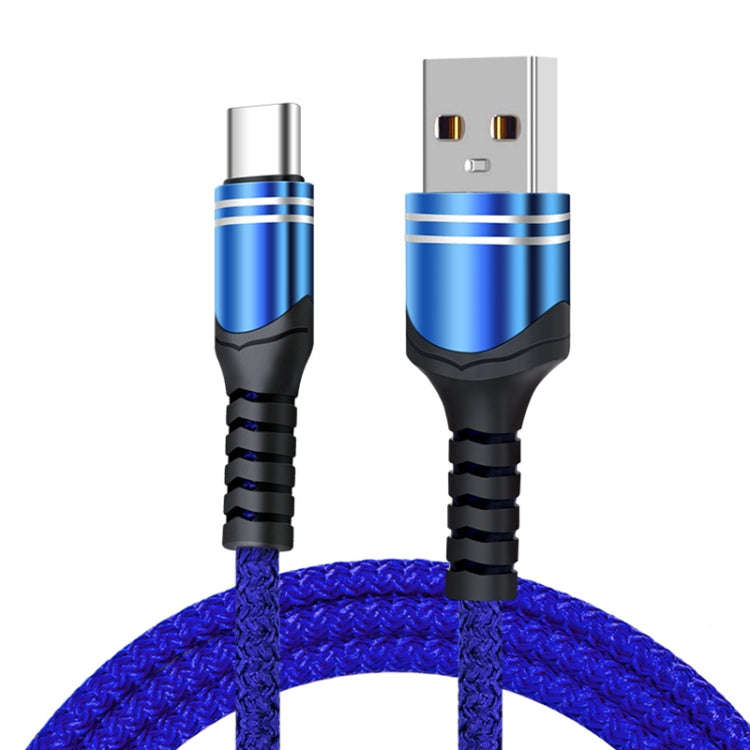 6A Woven Style USB Charging Cable, Cable Length: 1m, USB-C / Type-C, 8 Pin