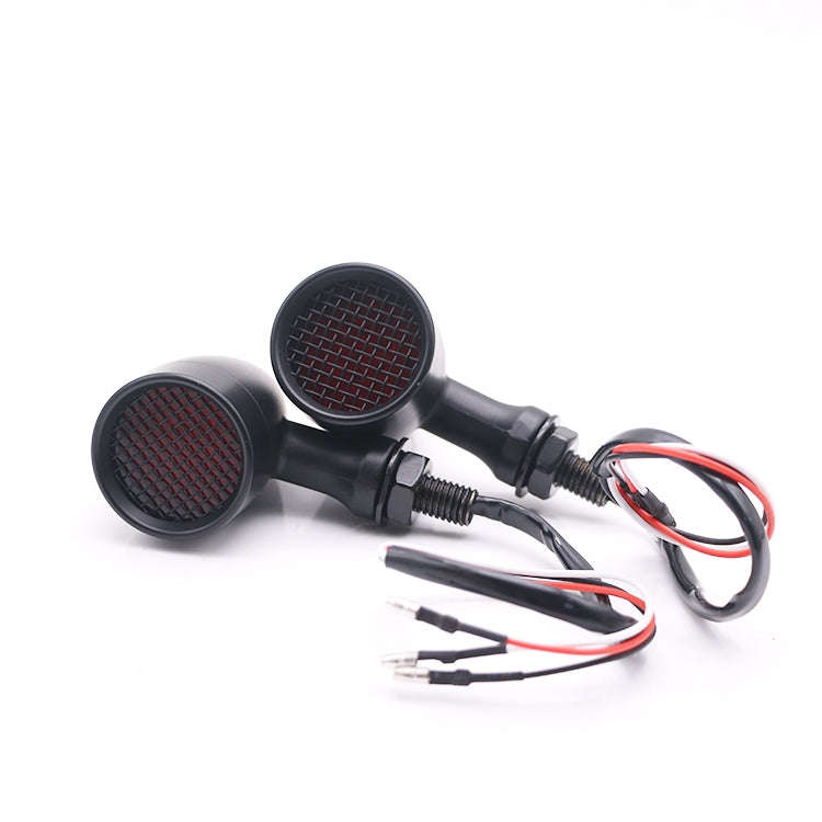 Z008 1 Pair 12V Modified Universal Motorcycle LED Turn Signal, Yellow Light, Red Light