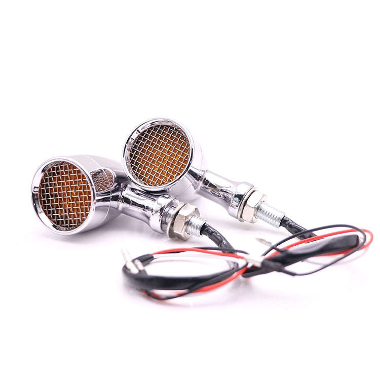 Z008 1 Pair 12V Modified Universal Motorcycle LED Turn Signal, Yellow Light, Red Light