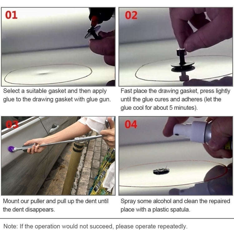 32 in 1 12V Car Cigarette Lighter Plug Paintless Dent Puller, 32 in 1
