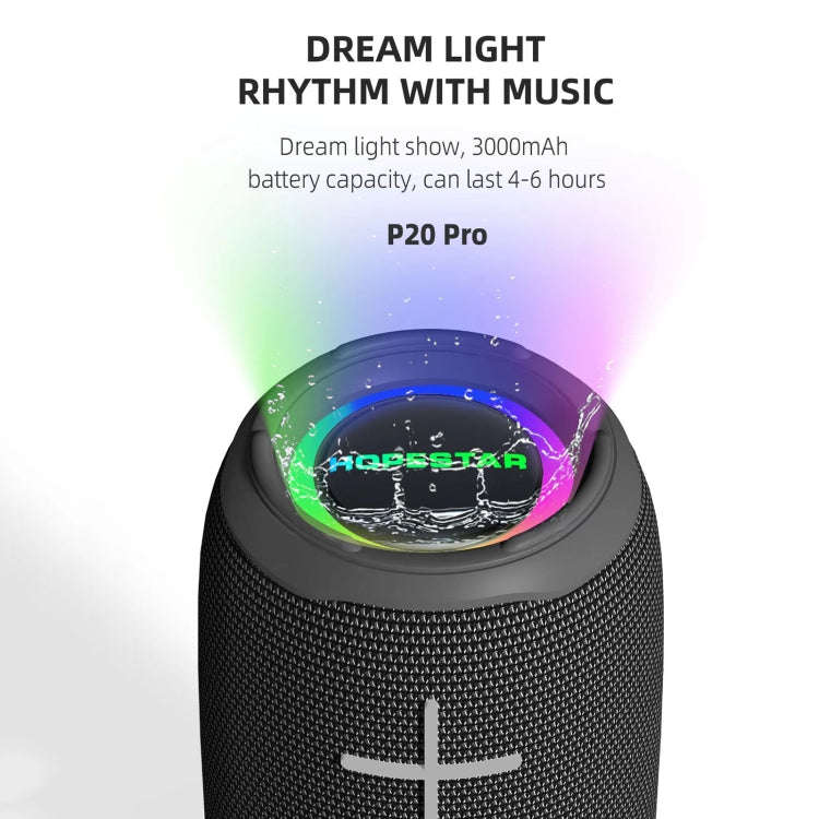 HOPESTAR P20 Pro Waterproof Wireless Bluetooth Speaker, P20 Pro(Grey), P20 Pro(Blue), P20 Pro(Bla...